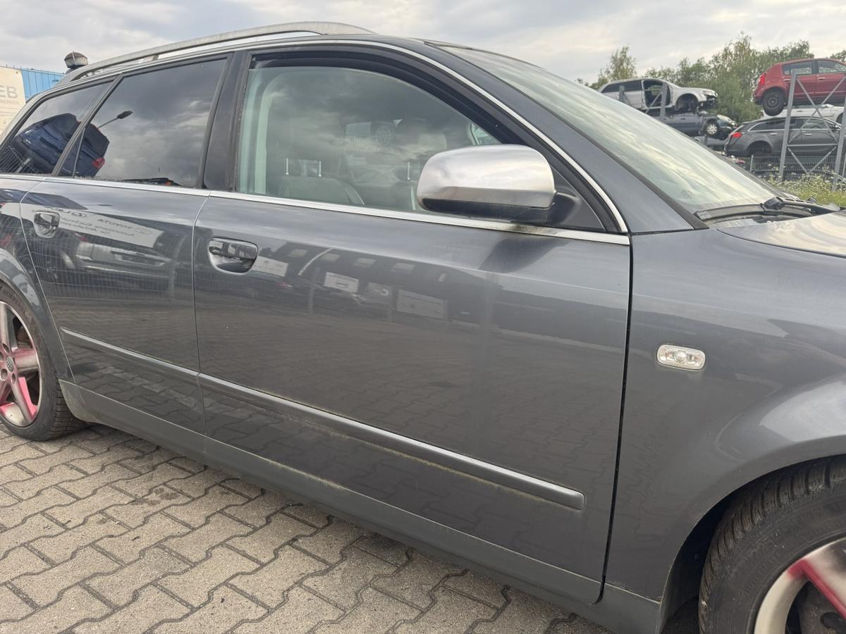 Audi A4 8E original T&uuml;r vorn rechts LX7Z Delfingrau Metallic 5-T&uuml;rer Rohbau Bj.2002